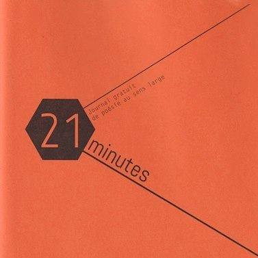21 Minutes - "journal gratuit de posie au sens large" - n1