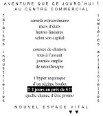 Revue de cration "Le Ventreet l'oreille" - Pome "2 jours pour le prix de 5" - Fabien Marchal